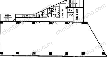 ONEST西五反田スクエア5階の間取図