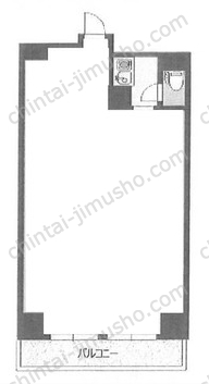 中銀第2新橋マンシオンの間取図
