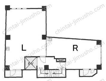 糀屋ビルの間取図