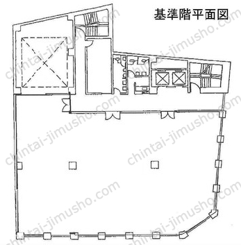 住友生命蒲田ビル3階の間取図
