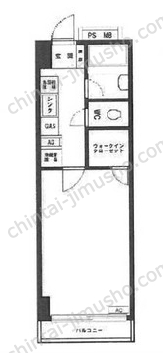 オーロラ三田の間取図