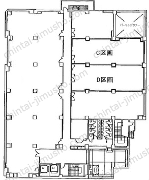 MK立川南ビル3階の間取図