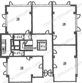 新代々木ビルの間取図