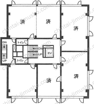 新代々木ビルの間取図