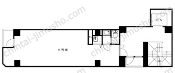 ASA東山ビル5階の間取図