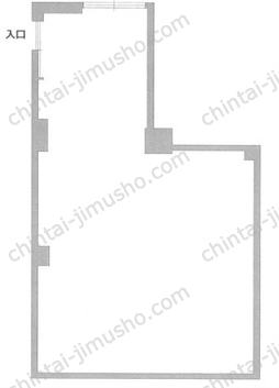 EDIFICE西新宿B1階の間取図