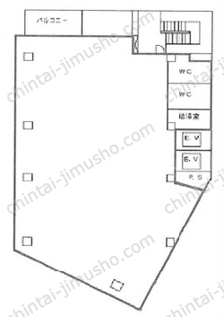小川町メセナビルの間取図
