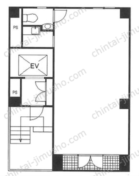 大丸アネックス2階の間取図