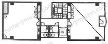 住吉24ビルの間取図