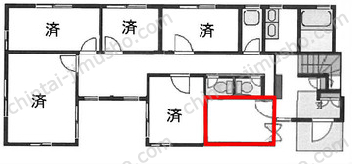 room-ing南青山ハウスの間取図