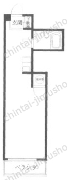 サンパティオ高田馬場の間取図