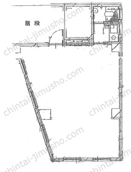 大島屋浅草橋ビル2階の間取図