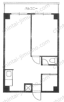 麹町ニシベマンションの間取図