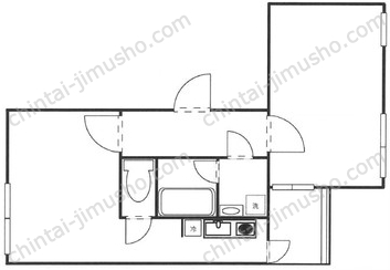 新南平台マンション／チサンマンション新南平台の間取図