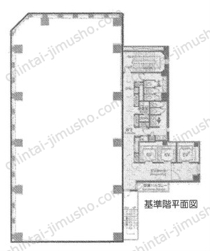 新橋M-SQUARE7階の間取図