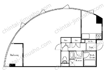 エバーグレイス本町2階の間取図