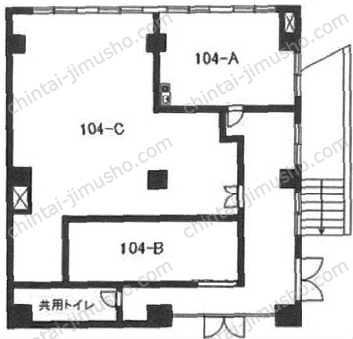広尾マンションの間取図