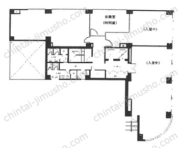 日本橋TSビル5階の間取図