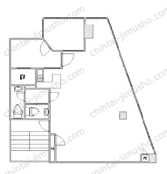 日月光ビル3階の間取図