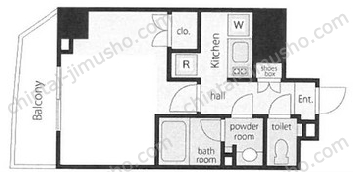 VORT渋谷松濤residenceの間取図