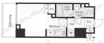 VORT渋谷松濤residenceの間取図
