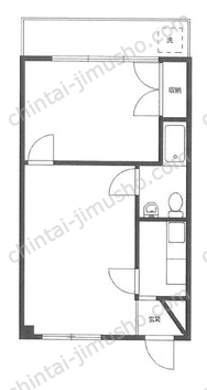 トキワマンションの間取図