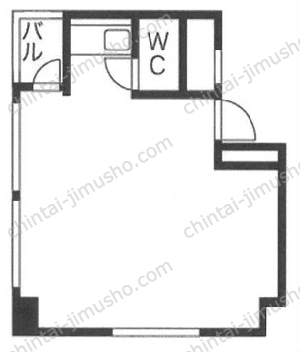 カテリーナ御苑8階の間取図