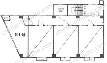 三河屋マンションの間取図