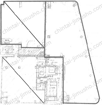 サン・ロータスビル5階の間取図