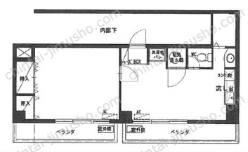 ハイツ神田岩本町の間取図