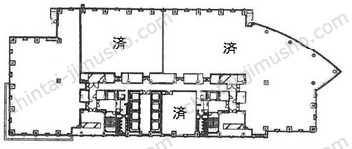 ミューザ川崎セントラルタワーの間取図