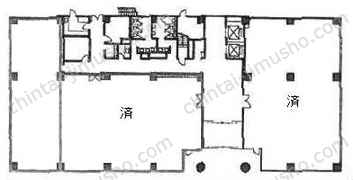 東陽パークビルの間取図