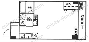 秀和第2北青山レジデンス4階の間取図