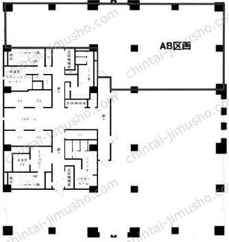 KDX府中ビル9階の間取図