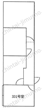 第一ライトビル3階の間取図