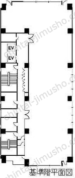 関内董友ビル3階の間取図