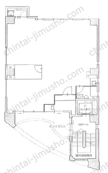 黒喜ビル3階の間取図