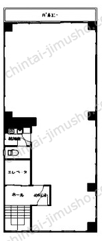 織田屋ビル3Fの間取図