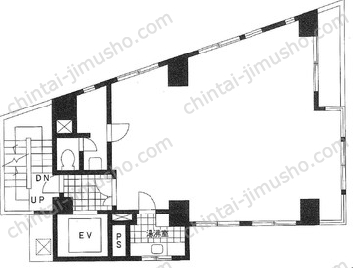 栄第一ビル4階の間取図