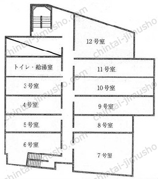 フロイントゥ三田の間取図