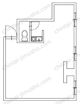 鈴木ビル3Fの間取図