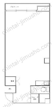 大嶋屋本店ビル／オフィス日本橋／フジタ横山町マンション7Fの間取図