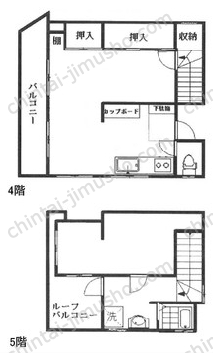 征矢ビルの間取図