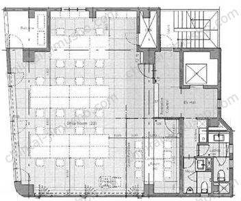 東八重洲プレイス4階の間取図