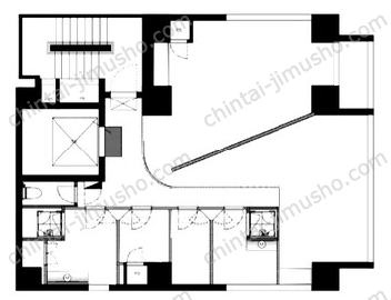 ブレステン西新宿5階の間取図