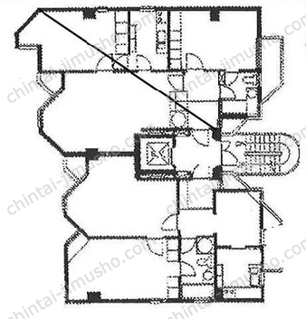 飯倉カムフィーホームズの間取図