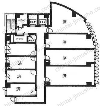 恵比寿ファイブビルの間取図