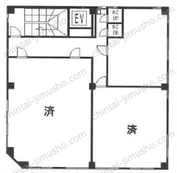 協和ビルの間取図