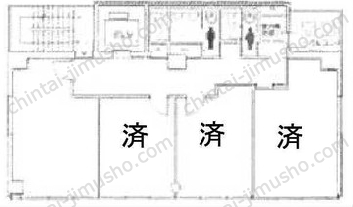 近鉄虎ノ門ビルの間取図