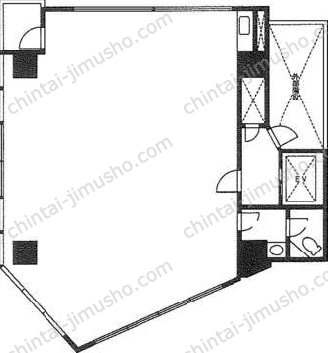 麻布台第一ビル7階の間取図
